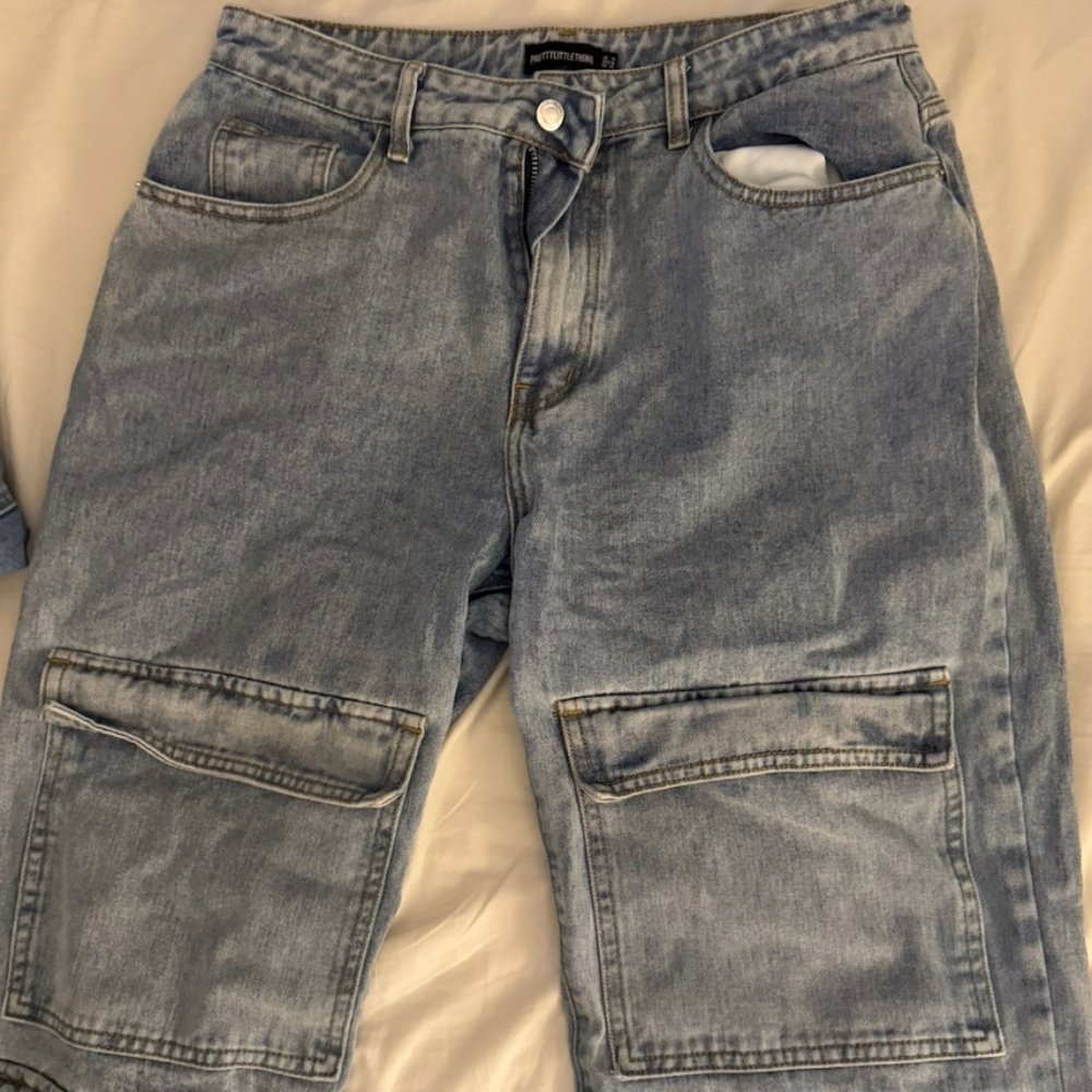 Pretty Little Thing Cargo Jeans